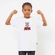 Camiseta do Corinthians Surf Center Bem Vindo Infantil BRANCO