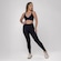 Conjunto Fitness Legging e Top 3 em 1 Feminino PRETO