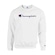 Blusão de Moletom Champion Felpado Gola Careca Fleece  Masculino OFF WHITE