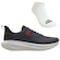 Tênis Masculino Olympikus Zex 2 + 1 Par de Meia AZUL ESC/PRETO