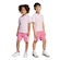 Conjunto Camiseta e Short Infantil Adidas Essentials ROSA CLA/BRANCO