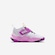 Tênis Infantil Nike Team Hustle D12 BRANCO/ROXO