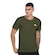 Camiseta Masculina Adidas Own The Run 3 Listras VERDE ESCURO