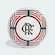 Mini Bola Adidas Clube Casa CR Flamengo BRANCO/VERMELHO