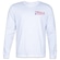 Camiseta Masculina New Era Manga Longa NBA Chicago Bulls Institutional Style BRANCO