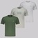 Kit 3 Camisetas Nicoboco Masculinas BRANCO