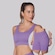 Conjunto Top e Shorts Selene Canelado Sem Costura Feminino ROXO