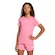 Camiseta adidas Essentials 3 Stripes Infantil ROSA