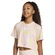 Camiseta adidas Cropped Printed Essentials Infantil ROSA