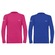 Kit 2 Camisas Térmicas Puma UV50+ Manga Longa Infantil AZUL