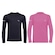 Kit 2 Camisas Térmicas Puma UV50+ Manga Longa Infantil PRETO