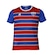 Camisa do Fortaleza Leão 1918 Listrado Masculina AZUL/VERMELHO