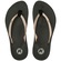 Chinelo Kenner Kyra Slim Feminino PRETO/OURO