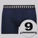 Kit 9 Cuecas Boxer Kappa Levinne Masculinas AZUL ESCURO