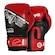 Luva em Couro Boxe MKS Icon CBBOXE VERMELHO/PRETO