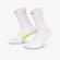 Meia Cano Médio Nike Running Crew Unissex BRANCO