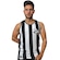 Camisa Retrômania Santos Regata Retrô 1963 Bi Mundial - Masculino BRANCO/PRETO