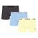 Kit 3 Cuecas Puma Boxer Sem Costura Masculina AZUL/AMARELO