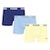 Kit 3 Cuecas Puma Boxer Sem Costura Masculina AZUL/AMARELO