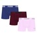 Kit 3 Cuecas Puma Boxer Sem Costura Masculina ROSA/AZUL