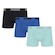 Kit 3 Cuecas Puma Boxer Sem Costura Masculina AZUL/VERDE