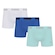 Kit 3 Cuecas Puma Boxer Sem Costura Masculina BRANCO/VERDE
