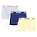 Kit 3 Cuecas Puma Boxer Sem Costura Masculina BRANCO/AMARELO