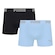 Kit 2 Cuecas Puma Boxer Sem Costura Masculina PRETO/AZUL