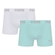 Kit 2 Cuecas Puma Boxer Sem Costura Masculina BRANCO/VERDE