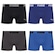 Kit 4 Cuecas Puma Boxer Sem Costura Masculina CINZA/AZUL