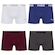 Kit 4 Cuecas Puma Boxer Sem Costura Masculina BRANCO/CINZA