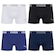 Kit 4 Cuecas Puma Boxer Sem Costura Masculina PRETO/BRANCO