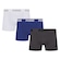 Kit 3 Cuecas Puma Boxer Sem Costura Masculina BRANCO/CINZA