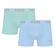 Kit 2 Cuecas Puma Boxer Sem Costura Masculina AZUL/VERDE