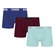 Kit 3 Cuecas Puma Boxer Sem Costura Masculina VINHO