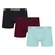Kit 3 Cuecas Puma Boxer Sem Costura Masculina PRETO/VERDE