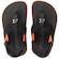 Chinelo Kenner Kivah Run Infantil PRETO/LARANJA