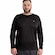 Camiseta Masculina Poker Manga Longa Fator de Proteção UV 50+ PRETO/BRANCO