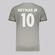 Camisa FutFanatics do Santos Neymar JR 10 Grasp Masculina CINZA