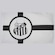 Bandeira FutFanatics do Santos Dupla Face BRANCO