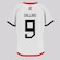 Camisa FutFanatics do São Paulo Calleri 9 Radix Infantil BRANCO