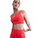 Top Fitness Nike Pro Indy Plunge - Feminino VERMELHO