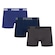 Kit 3 Cuecas Puma Boxer Sem Costura Masculina AZUL