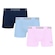 Kit 3 Cuecas Puma Boxer Sem Costura Masculina AZUL