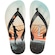 Chinelo Kenner Summer Vôlei Masculino PRETO/LARANJA