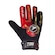 Luva Infantil de Goleiro Poker Futebol de Campo Training Basic PRETO/VERMELHO
