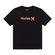 Camiseta Masculina Hurley O&O Solid SM26 PRETO