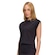 Camiseta Regata Feminina Alto Giro Muscle Malha PRETO