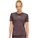 Camiseta Feminina Alto Giro Básica Refletivos MARROM/BRANCO