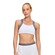 Top Feminino Alto Giro Elástico Costas Nadador BRANCO/CINZA